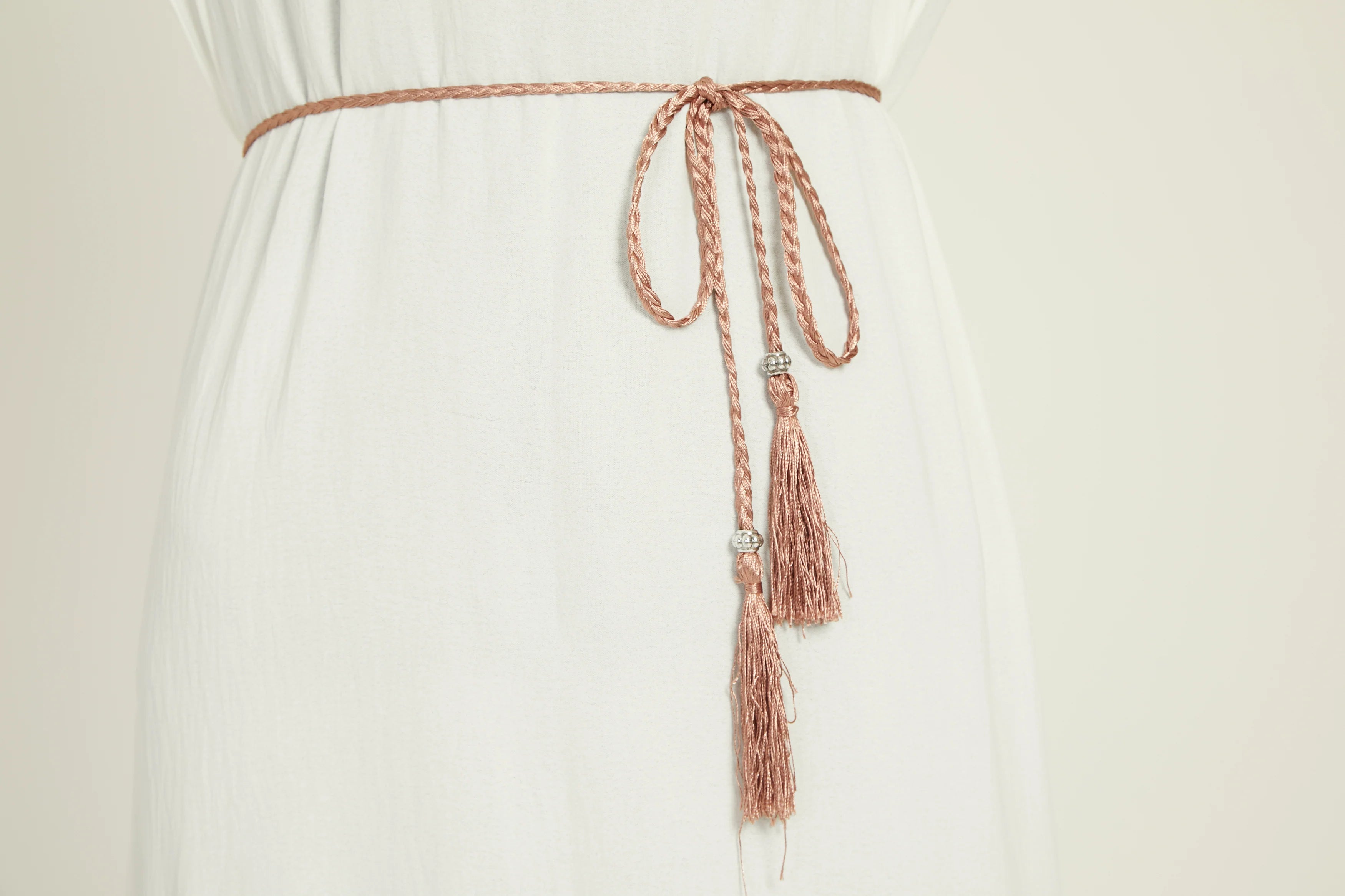 La Ceinture Tressée Rose Boréale